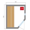Sauna zen 3-4 plazas